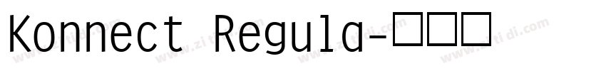 Konnect Regula字体转换